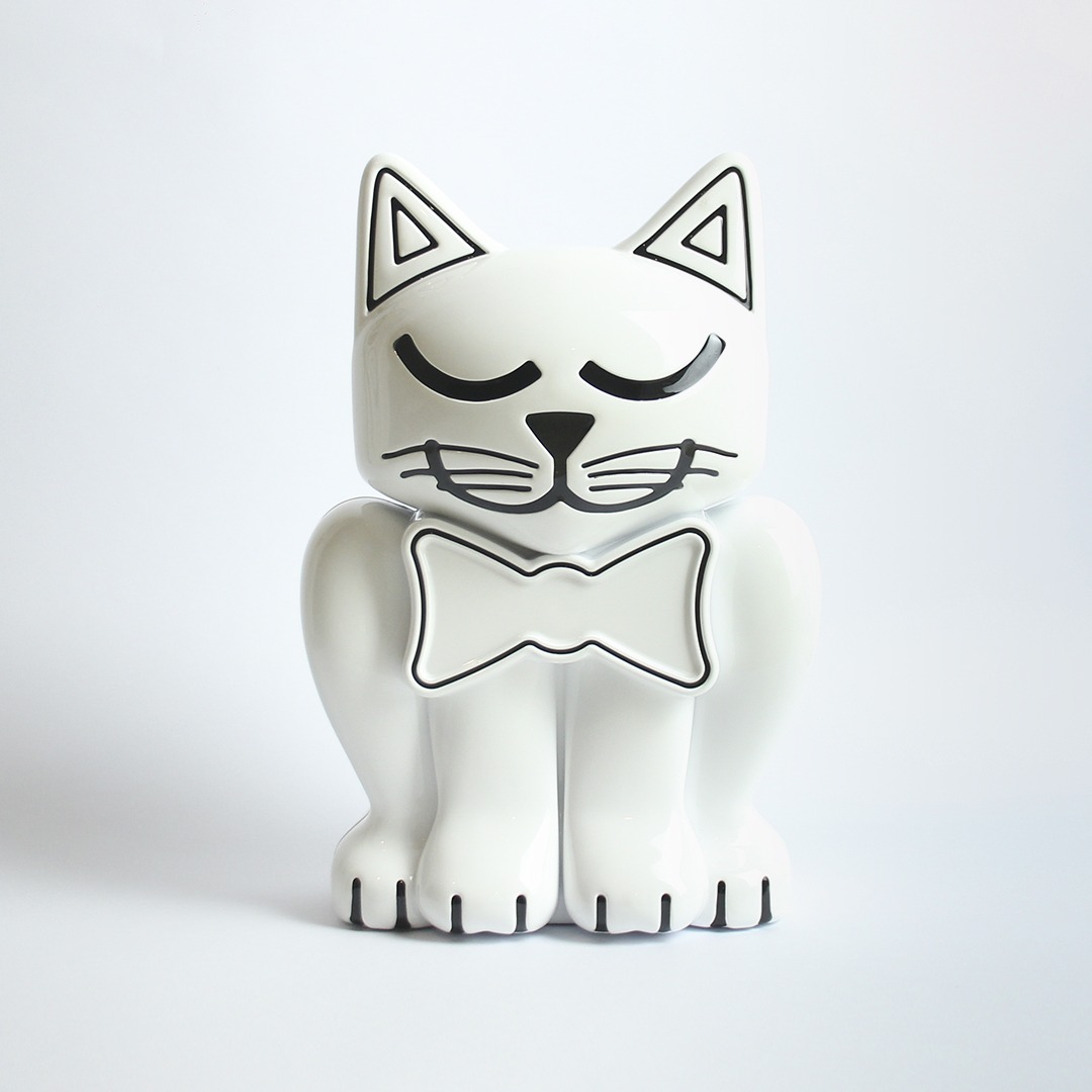 Urna felino Branco
