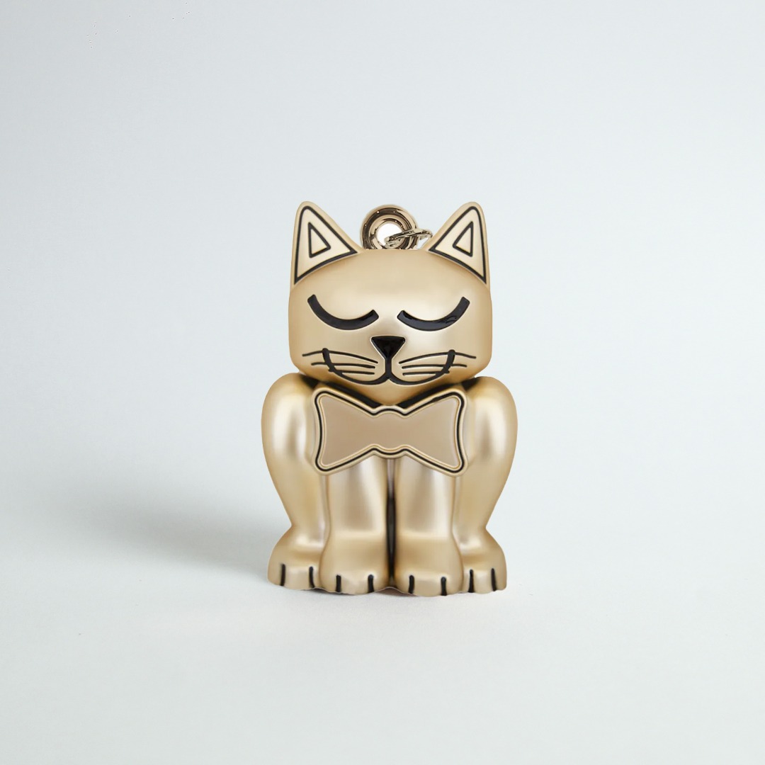 Chaveirinho Felino Dourado